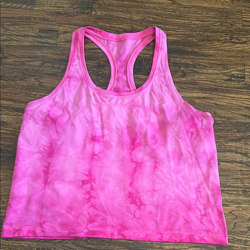 Lululemon Pink Tie-Dye Women's Tank Top